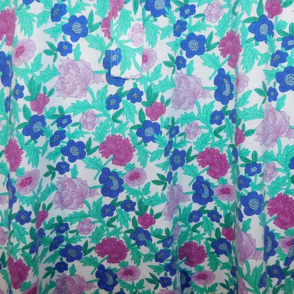 Leon Levin Womens L Long Sleeve floral Polo shirt - Picture 6 of 8